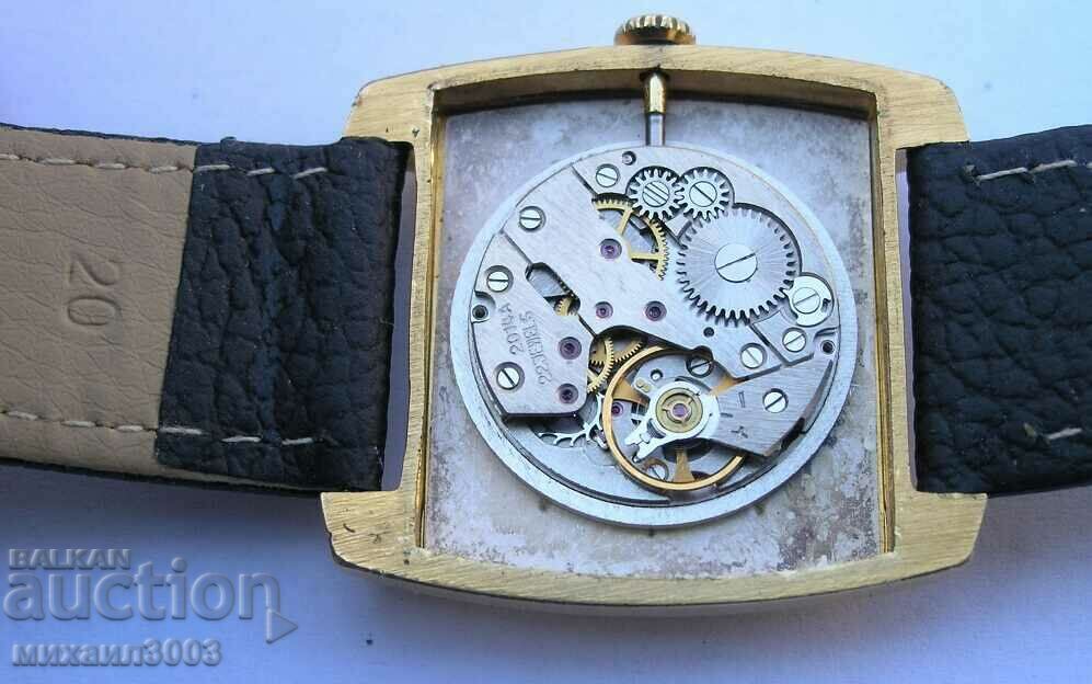 MEN'S WRIST WATCH ZARA GOLD PLATED 10 MICRON - 6 MEN'S WRIST WATCH ZARA GOLD PLATED 10 MICRON - 6