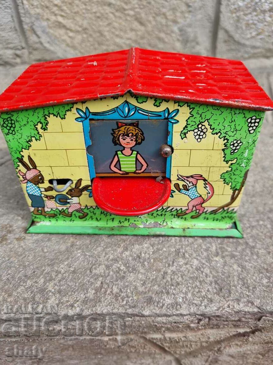 Old metal money box with price 30.00 BGN | € 15.34