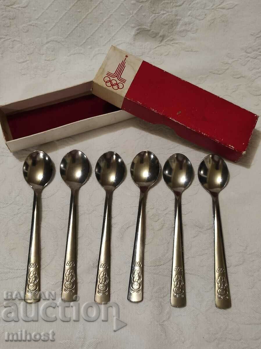 Coffee spoons "Moscow '80"