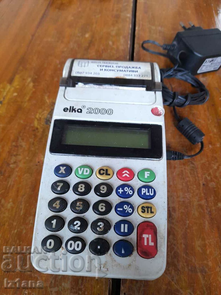 Old cash register Elka 2000