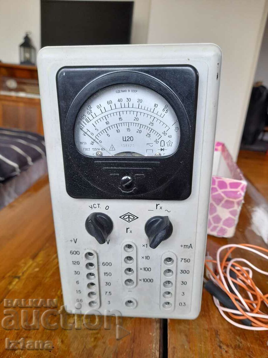 Auction Old multimeter C20 Auction Old multimeter C20
