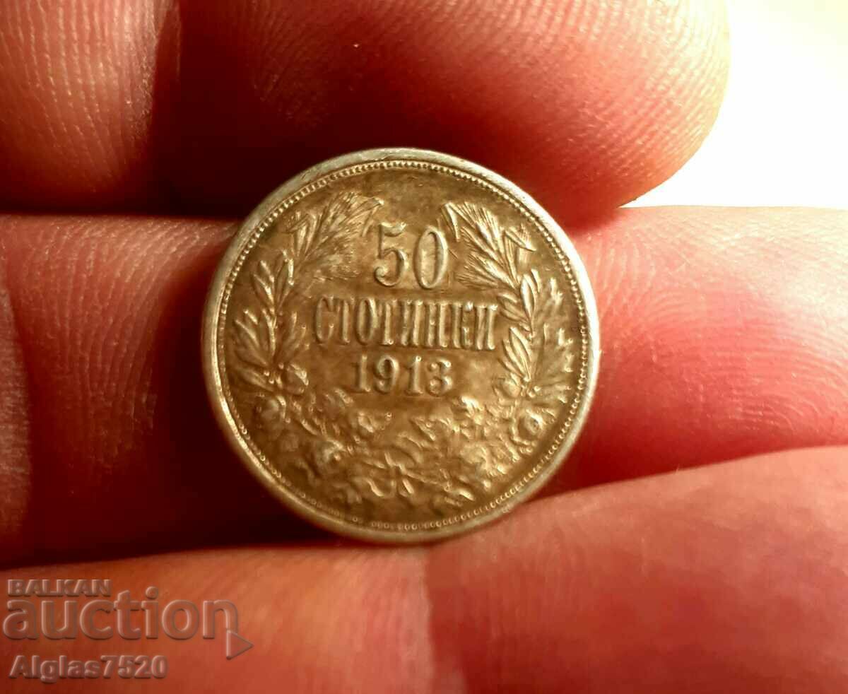 Auction 50 st. 1913/silver/ Auction 50 st. 1913/silver/