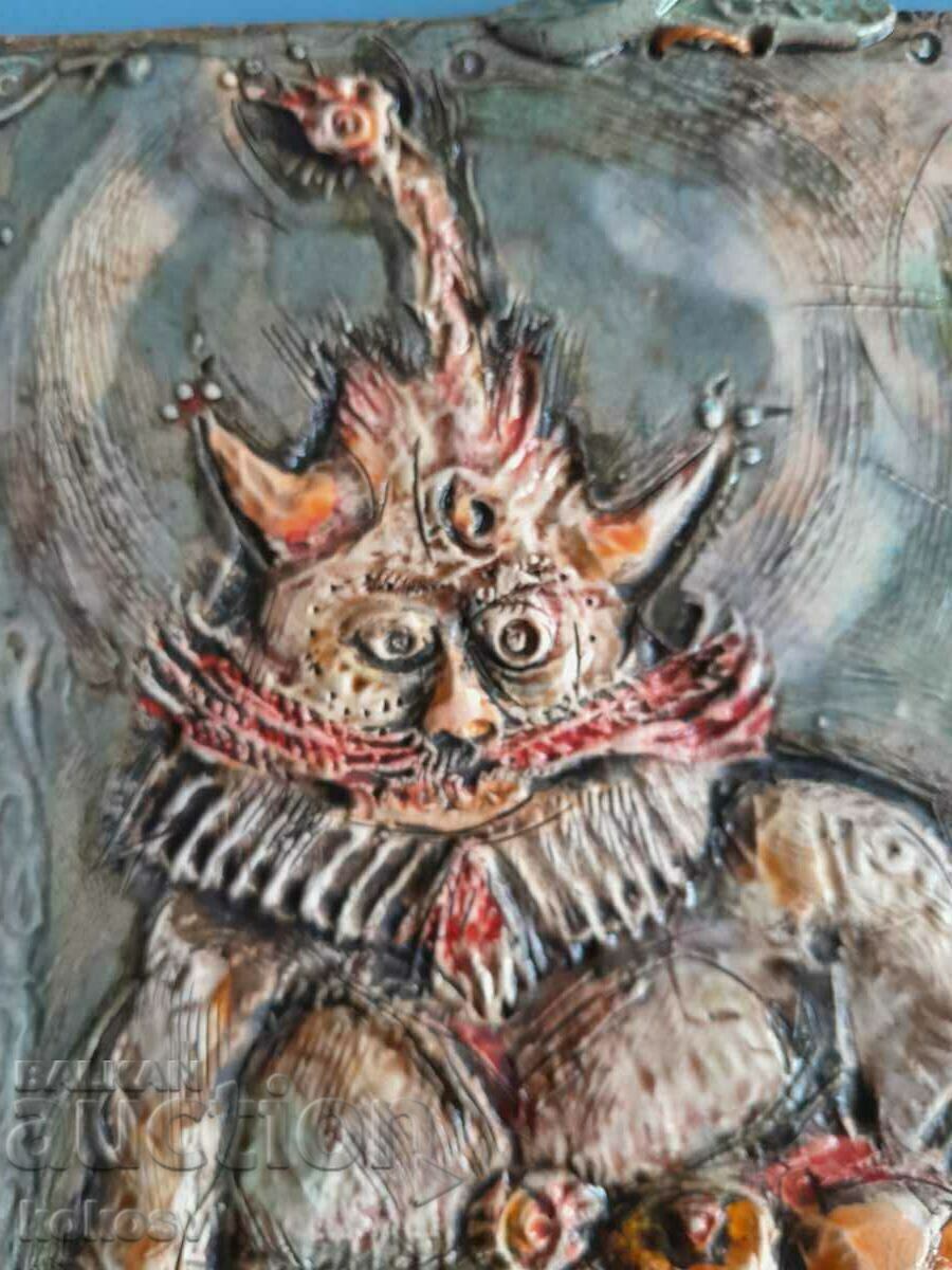 Auction Decorative ceramic panel, Kuker Auction Decorative ceramic panel, Kuker