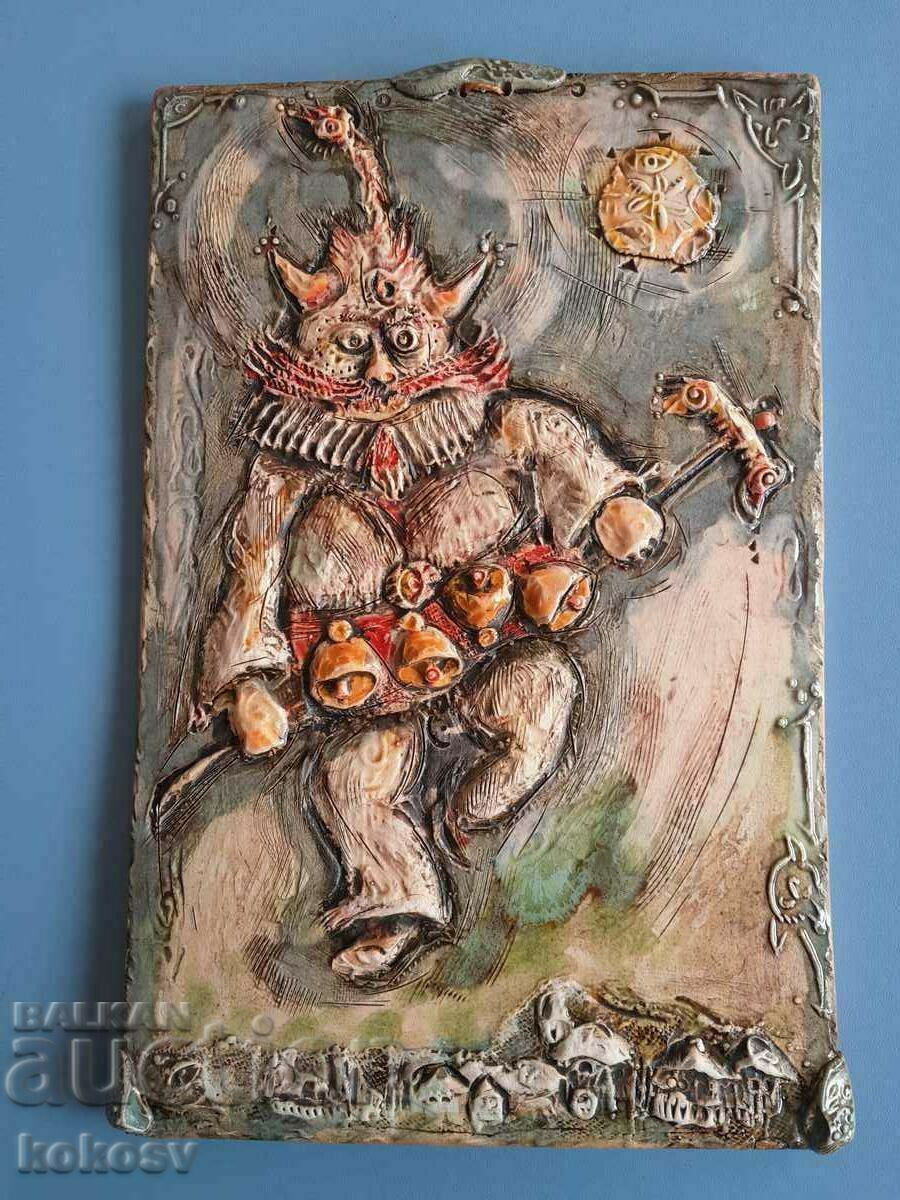 Decorative ceramic panel, Kuker