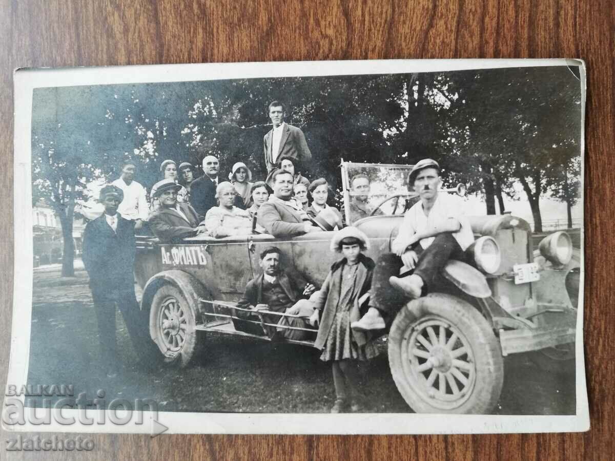 Old photo Kingdom of Bulgaria - car
