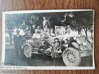 Παλαιά φωτογραφία Βασίλειο της Βουλγαρίας - αυτοκίνητο