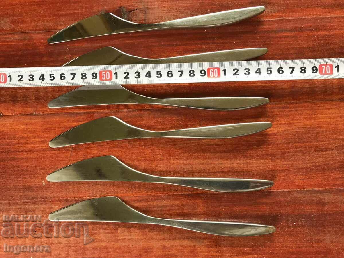 KNIFE SERVICE KNIVES FOR SERVING CZECHOSLOVAKIA-6 PCS - 6 KNIFE SERVICE KNIVES FOR SERVING CZECHOSLOVAKIA-6 PCS - 6