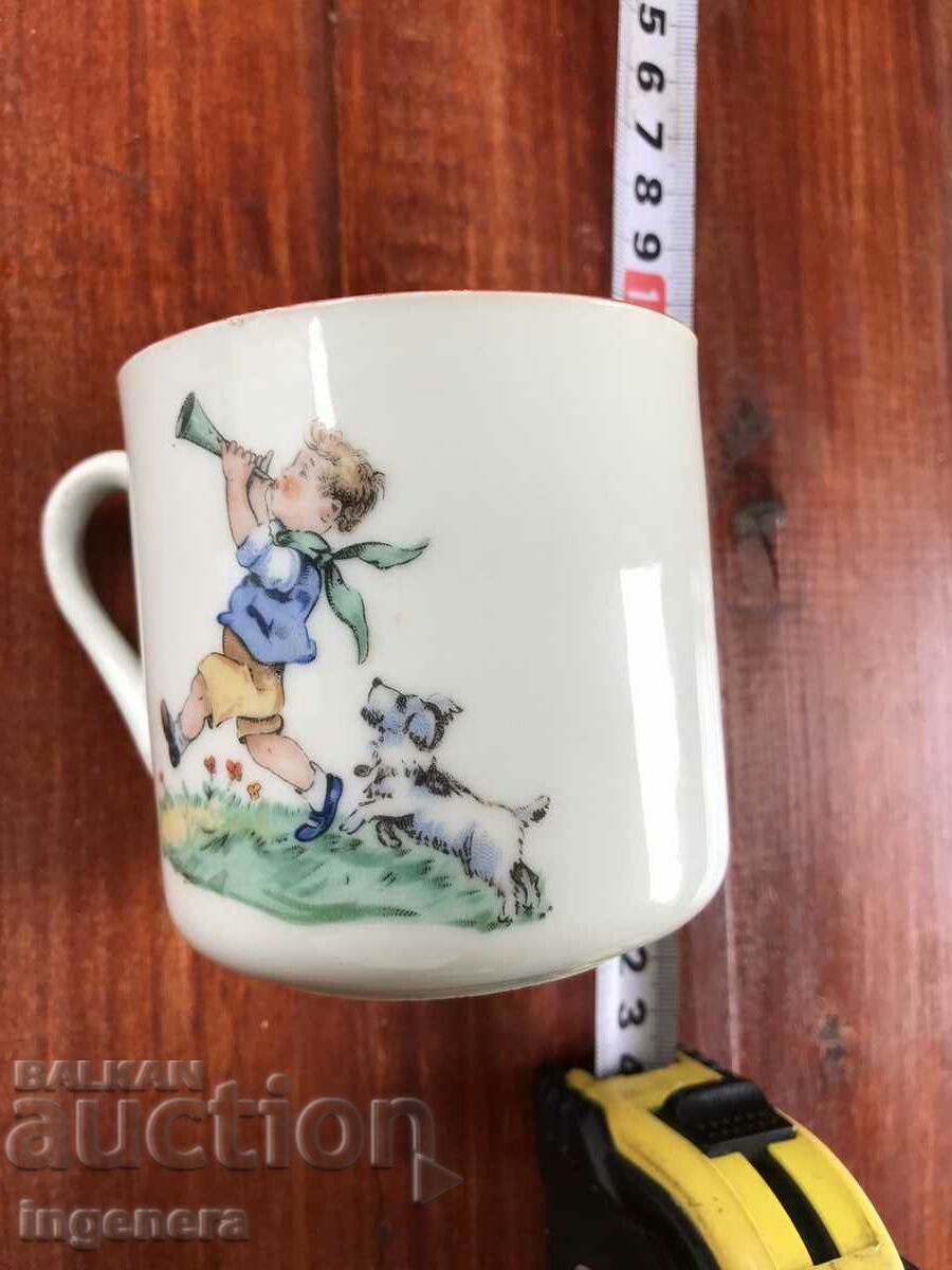 PORCELAIN MUG FROM EARLY SOCIETY BULGARIA FOR COLLECTORS - 5 PORCELAIN MUG FROM EARLY SOCIETY BULGARIA FOR COLLECTORS - 5