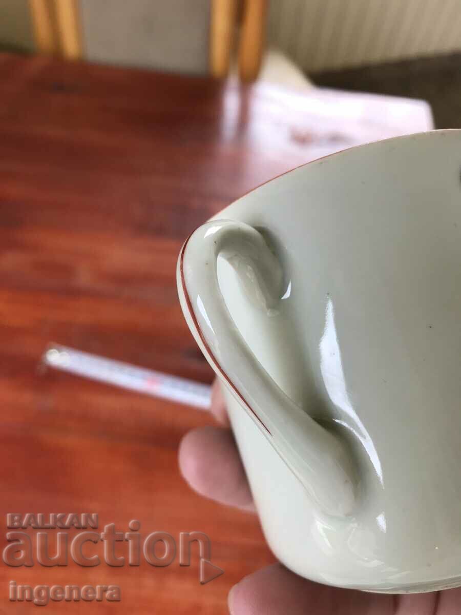 PORCELAIN MUG FROM EARLY SOCIETY BULGARIA FOR COLLECTORS - 7 PORCELAIN MUG FROM EARLY SOCIETY BULGARIA FOR COLLECTORS - 7