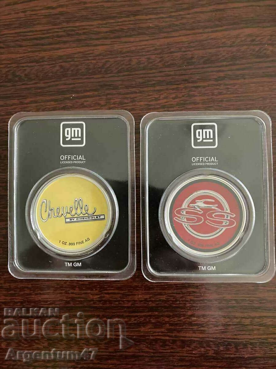 Delivery of 1 OZ GENERAL MOTORS SILVER - CADILLAC COUPE DEVIL Delivery of 1 OZ GENERAL MOTORS SILVER - CADILLAC COUPE DEVIL