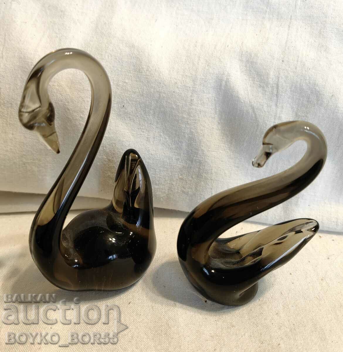 Two Murano Swans with price 37.00 BGN | € 18.92 Two Murano Swans with price 37.00 BGN | € 18.92