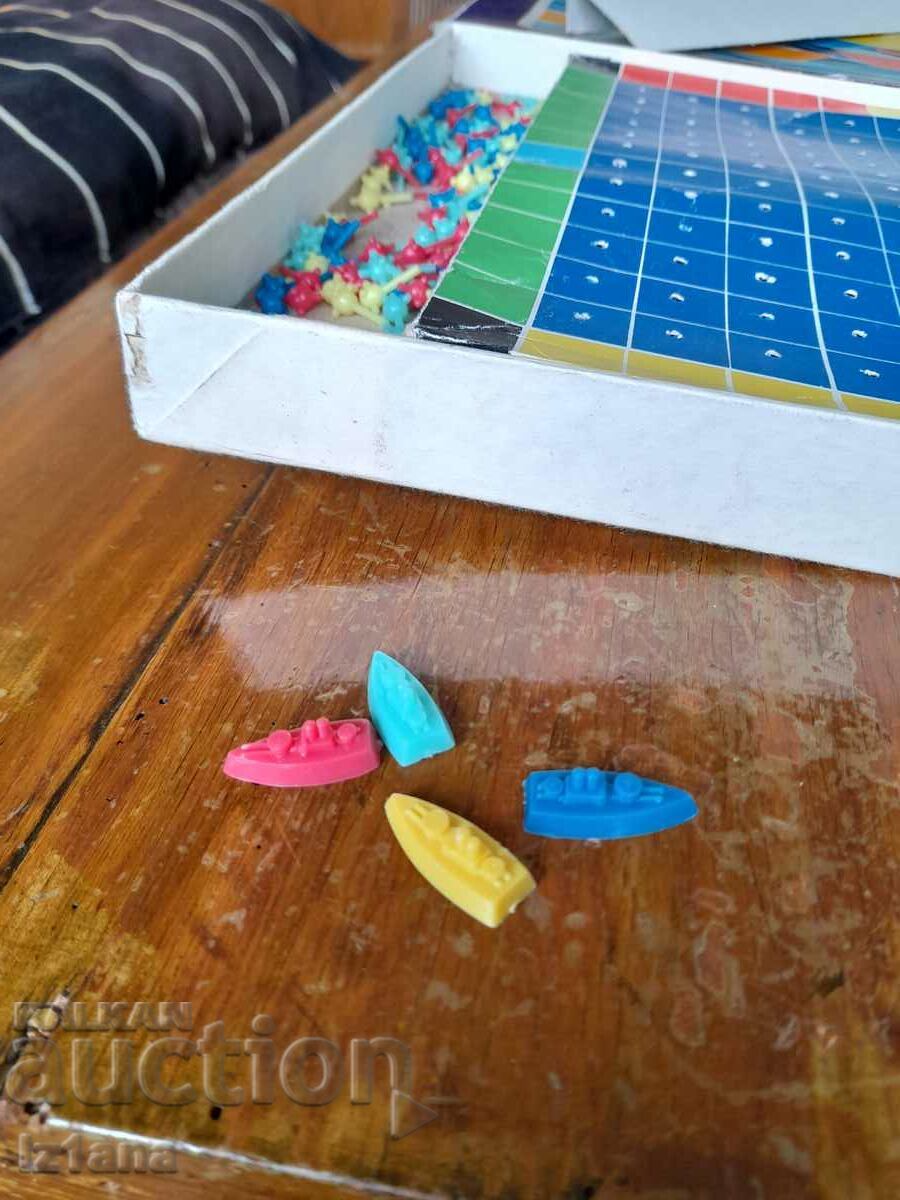 Old children's game Sea Battle - 6 Old children's game Sea Battle - 6