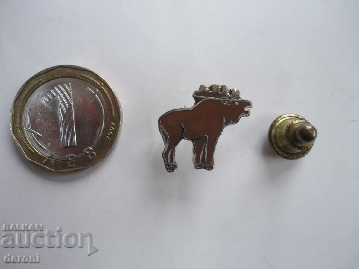 Cool Enamel Badge Elk Deer Badge with price 5.00 BGN | € 2.56 Cool Enamel Badge Elk Deer Badge with price 5.00 BGN | € 2.56
