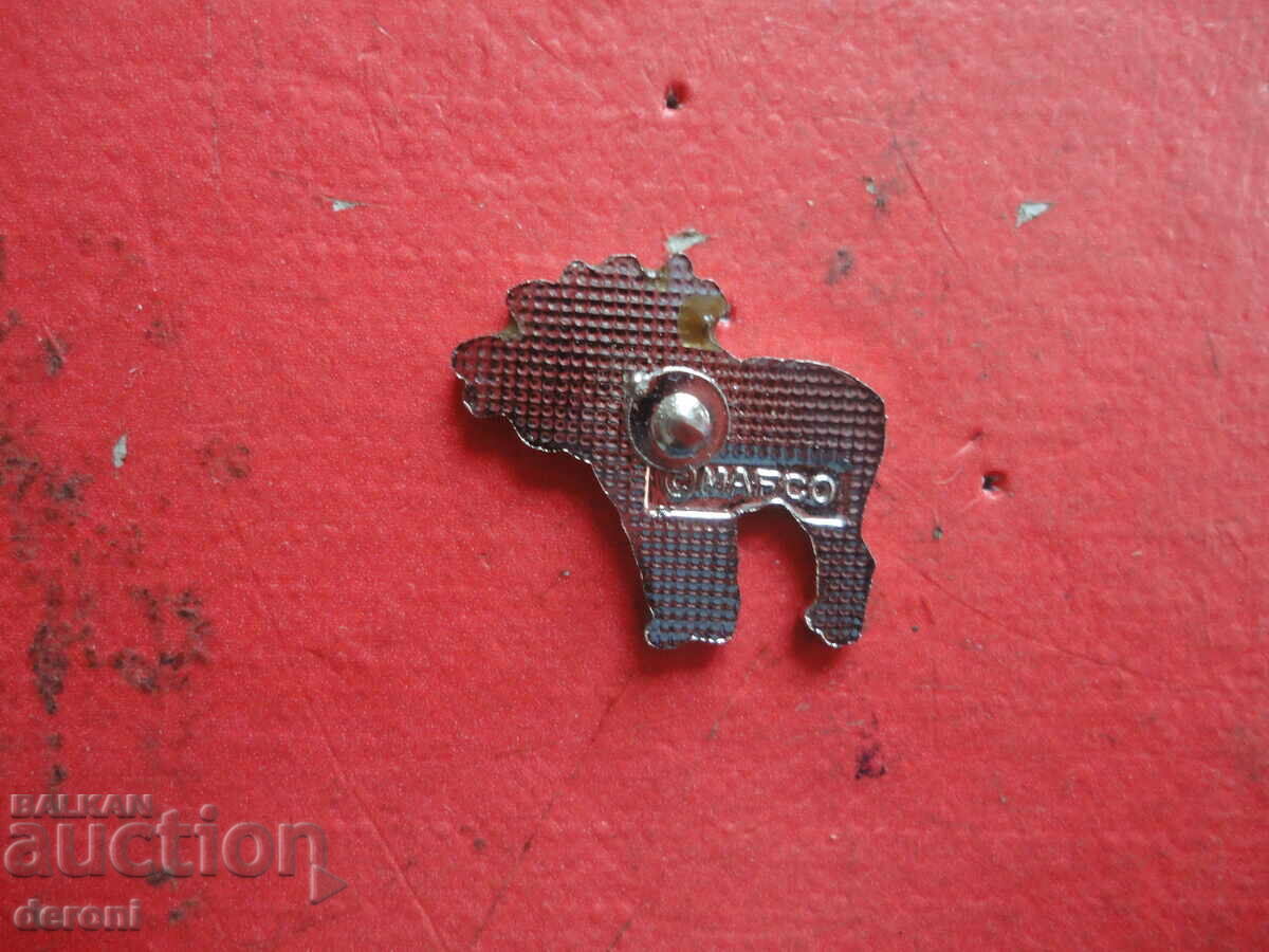 Cool Enamel Badge Elk Deer Badge - 5 Cool Enamel Badge Elk Deer Badge - 5