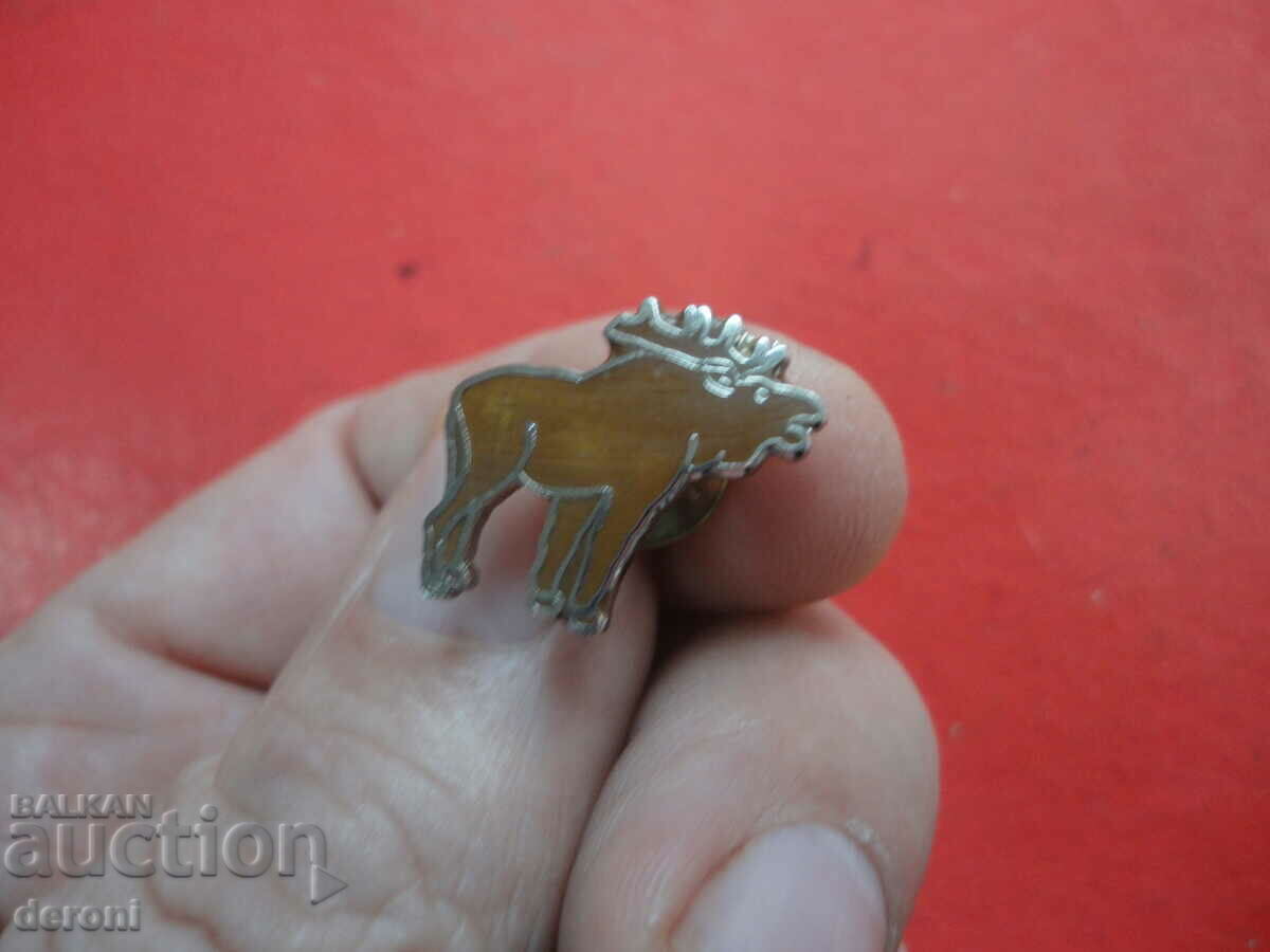 Cool Enamel Badge Elk Deer Badge - 7 Cool Enamel Badge Elk Deer Badge - 7