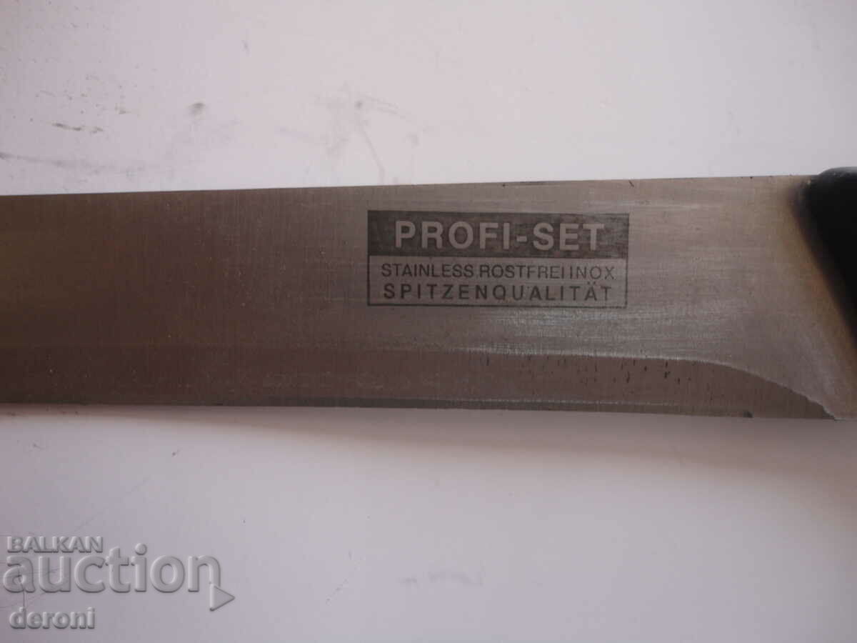 German professional knife with price 15.00 BGN | € 7.67 German professional knife with price 15.00 BGN | € 7.67