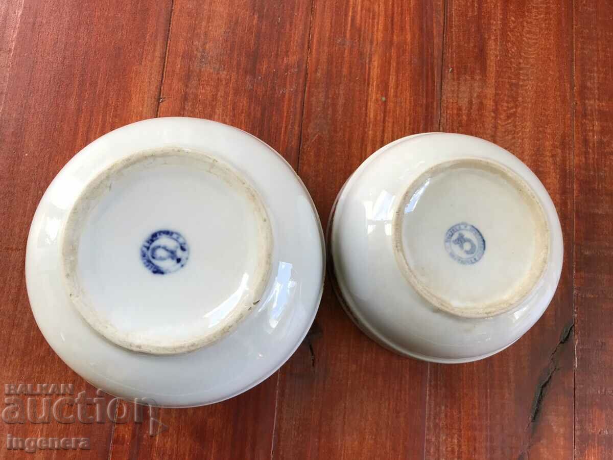 BULGARIA PORCELAIN BOWL PANICA BOWL-2 PCS DIFFERENT with price 8.00 BGN | € 4.09