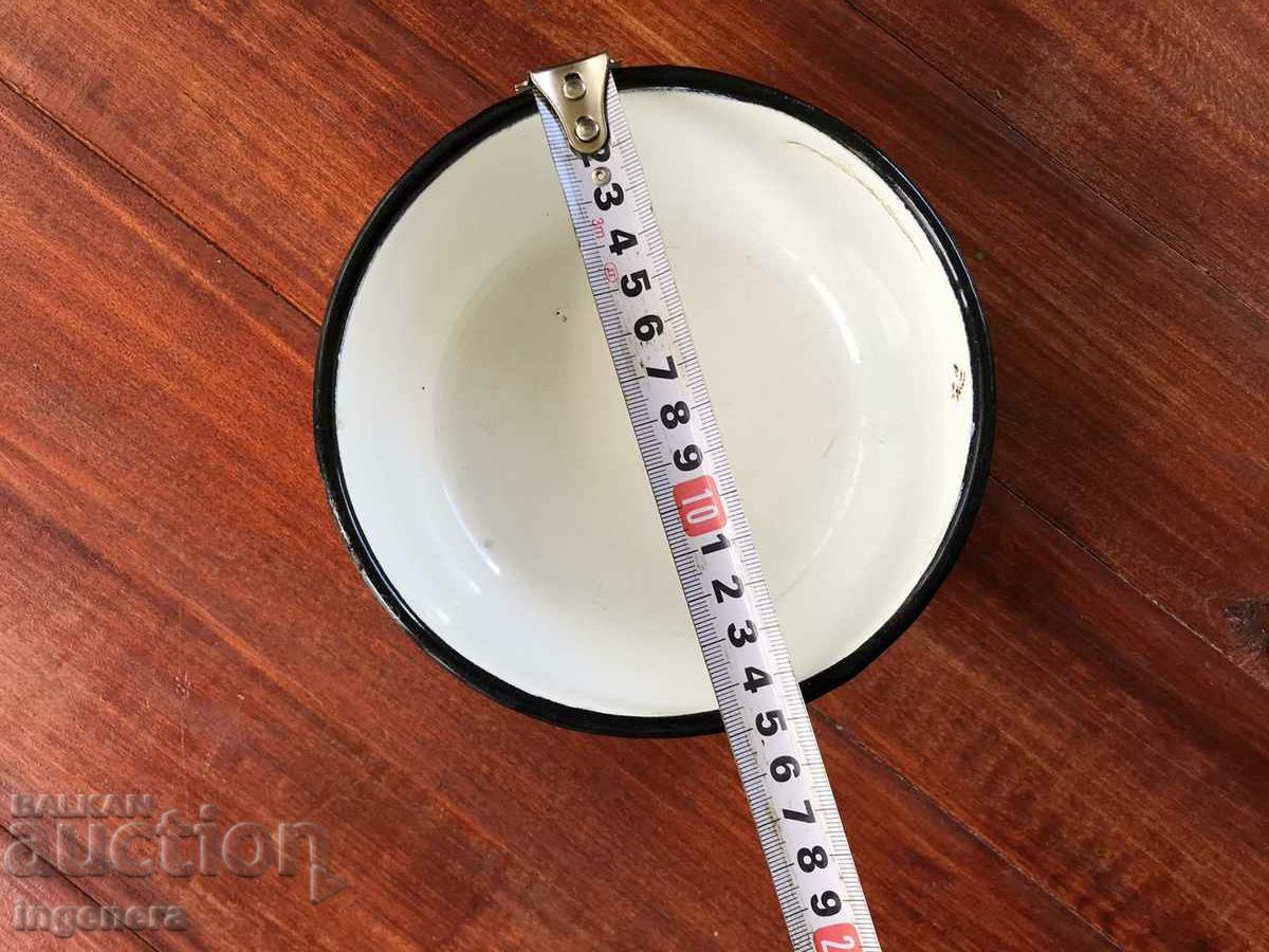 BOWL BOWLER PANICA ENAMEL DISH FROM SOCA with price 6.00 BGN | € 3.07 BOWL BOWLER PANICA ENAMEL DISH FROM SOCA with price 6.00 BGN | € 3.07