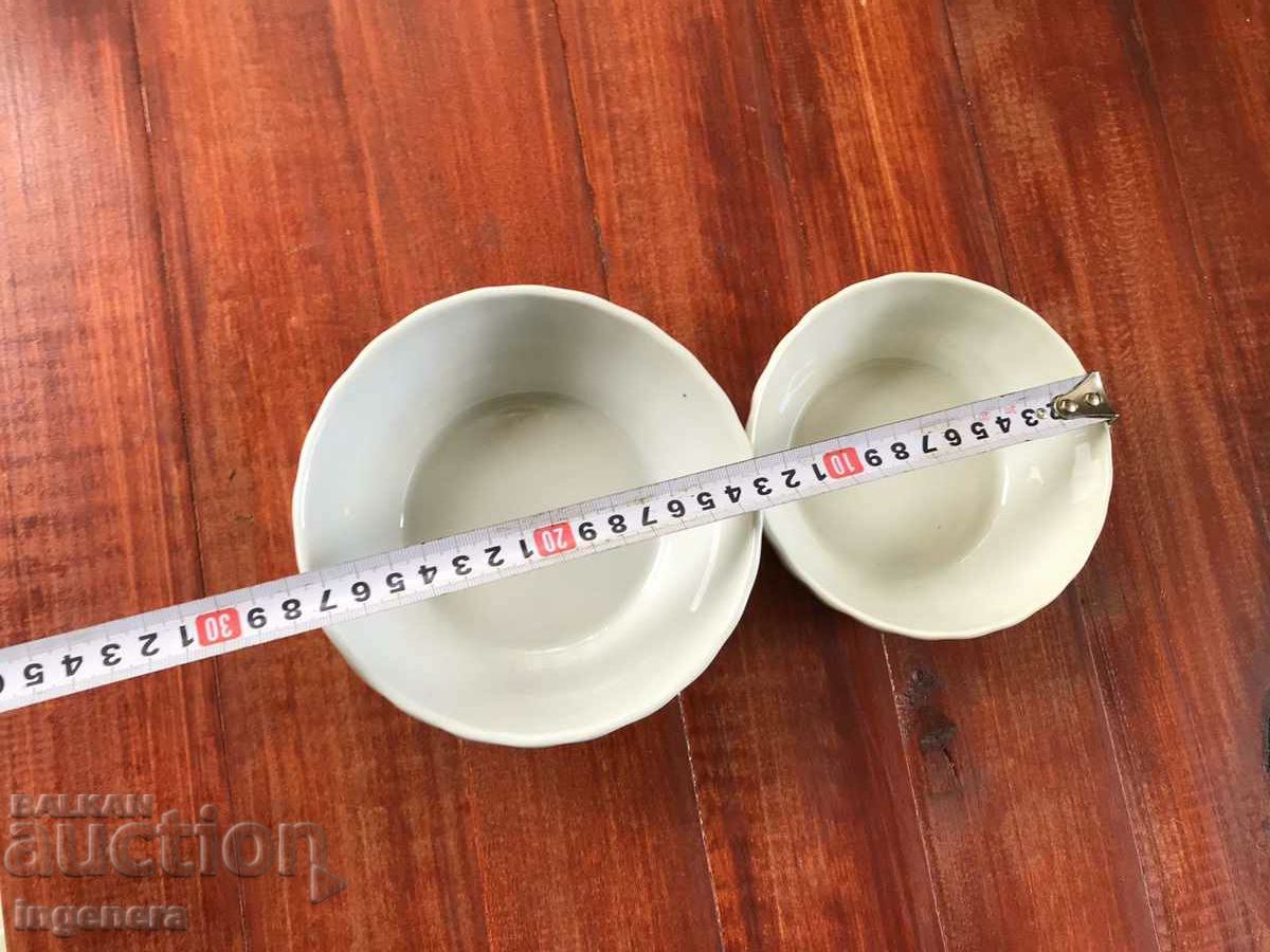 Auction BULGARIA PORCELAIN BOWL, PAN, BOWL-2 PCS. DIFFERENT Auction BULGARIA PORCELAIN BOWL, PAN, BOWL-2 PCS. DIFFERENT