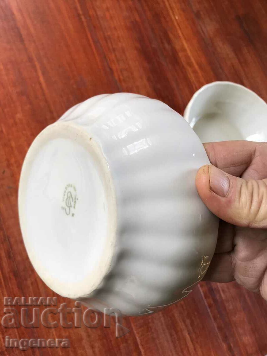 BULGARIA PORCELAIN BOWL, PAN, BOWL-2 PCS. DIFFERENT - 5 BULGARIA PORCELAIN BOWL, PAN, BOWL-2 PCS. DIFFERENT - 5