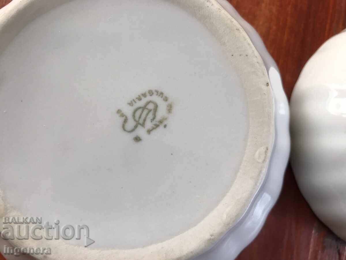 BULGARIA PORCELAIN BOWL, PAN, BOWL-2 PCS. DIFFERENT - 7 BULGARIA PORCELAIN BOWL, PAN, BOWL-2 PCS. DIFFERENT - 7
