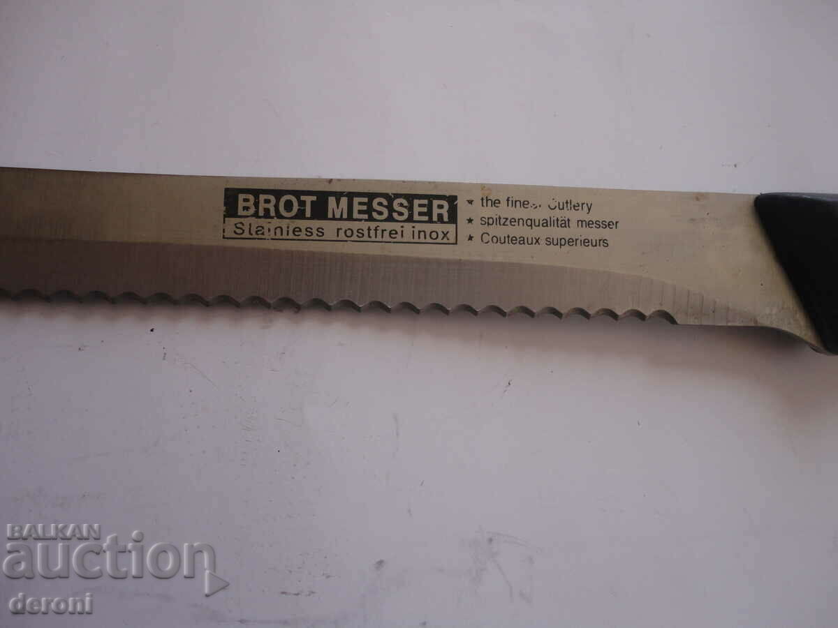 A great German Brot Messer knife with price 10.00 BGN | € 5.11 A great German Brot Messer knife with price 10.00 BGN | € 5.11