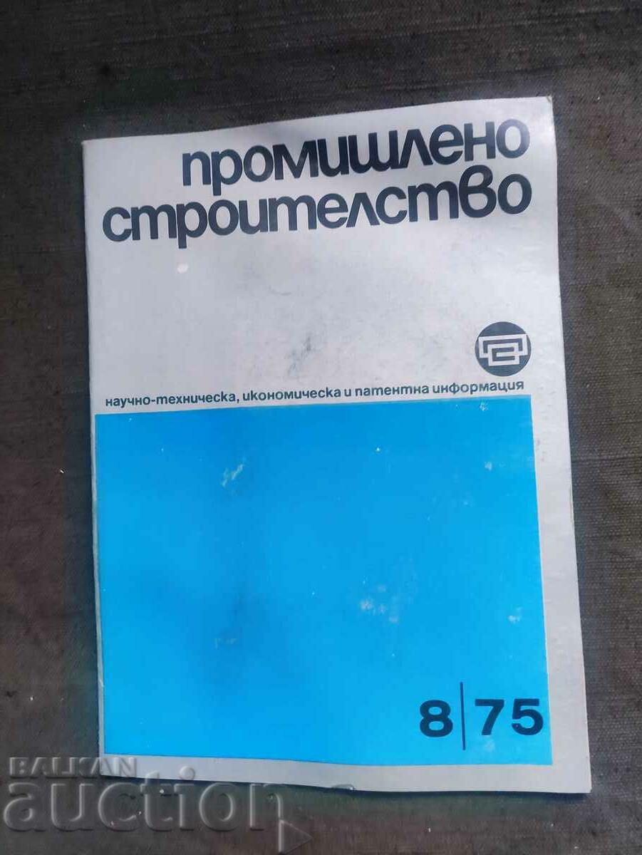 Revista „Construcţii industriale” numărul 8/1975