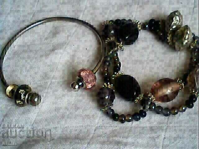 Auction  2 beautiful Murano glass bracelets