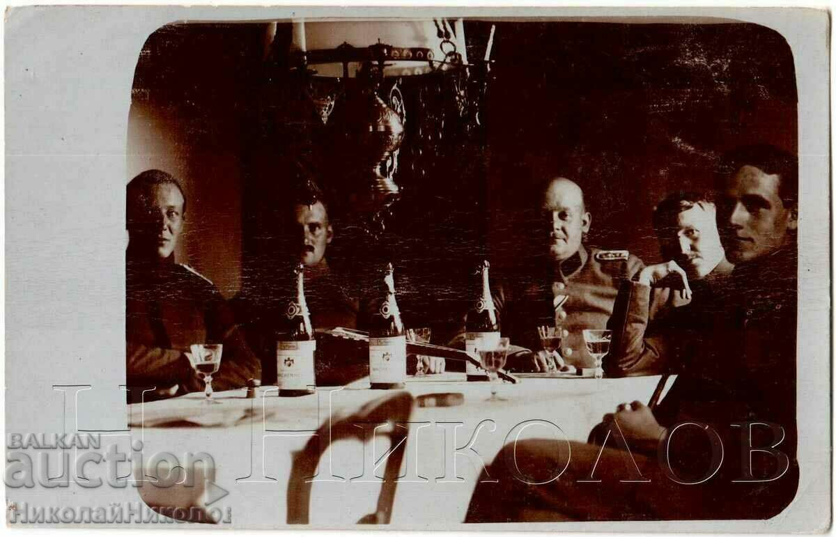 1916 OLD PHOTO PSV GERMANY GERMAN MILITARY + OFFICER G213