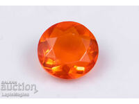 Mexican Fire Opal 0.64ct 6.5mm Round Cut