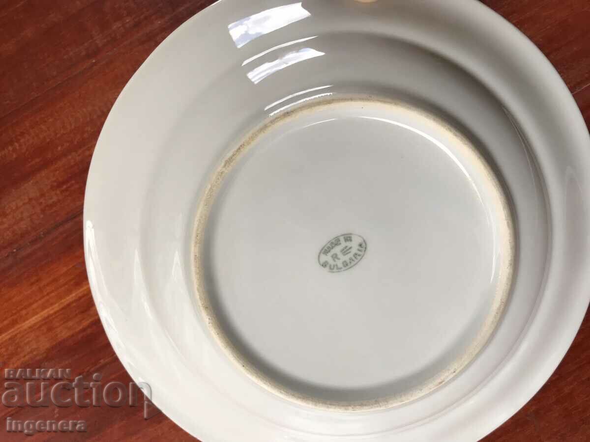 Auction PORCELAIN PLATE RELIEF BULGARIA Auction PORCELAIN PLATE RELIEF BULGARIA