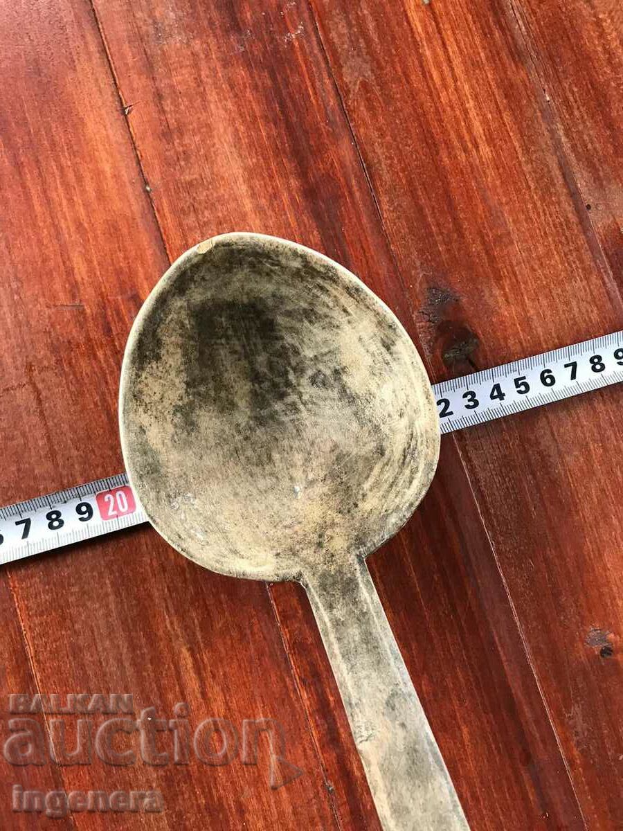 LARGE WOODEN SPOON FOR BOILER ANTIQUE - 6 LARGE WOODEN SPOON FOR BOILER ANTIQUE - 6