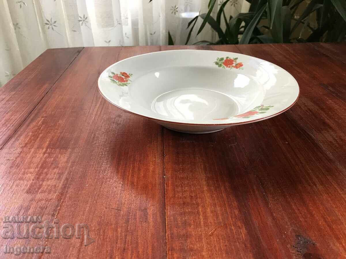 PORCELAIN PLATE BULGARIA with price 7.00 BGN | € 3.58 PORCELAIN PLATE BULGARIA with price 7.00 BGN | € 3.58