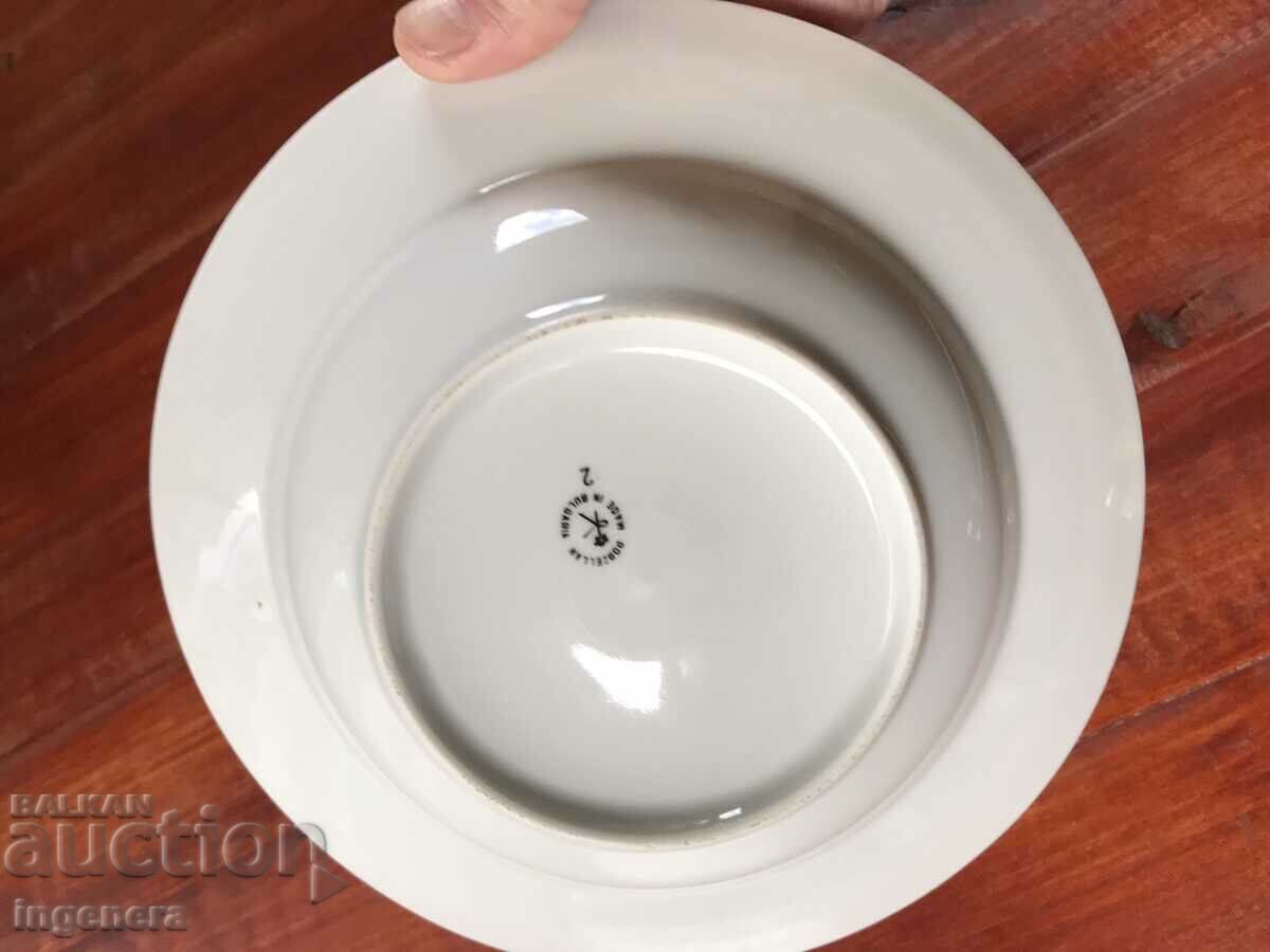 PORCELAIN PLATE BULGARIA - 5 PORCELAIN PLATE BULGARIA - 5