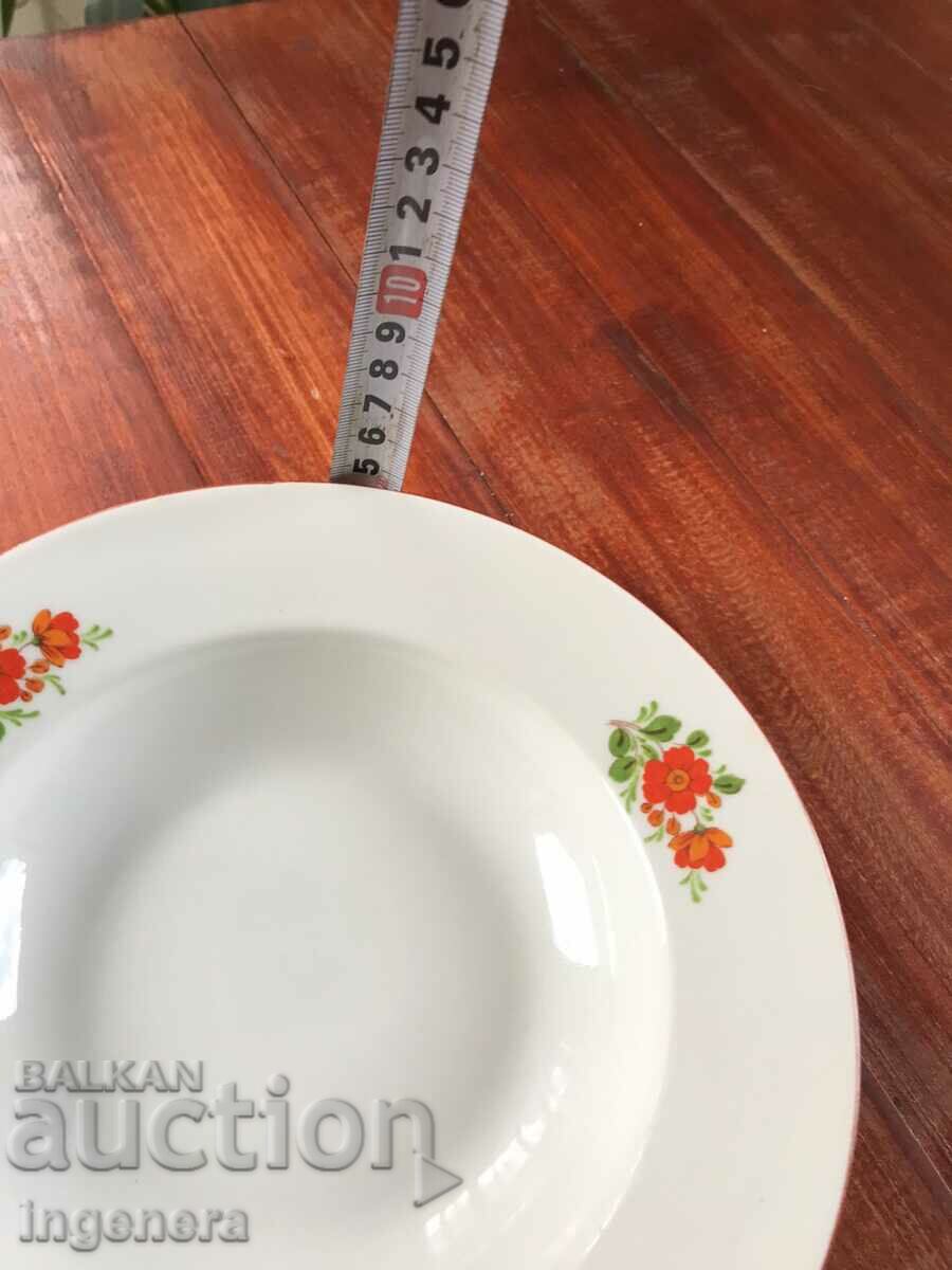 PORCELAIN PLATE BULGARIA - 6 PORCELAIN PLATE BULGARIA - 6