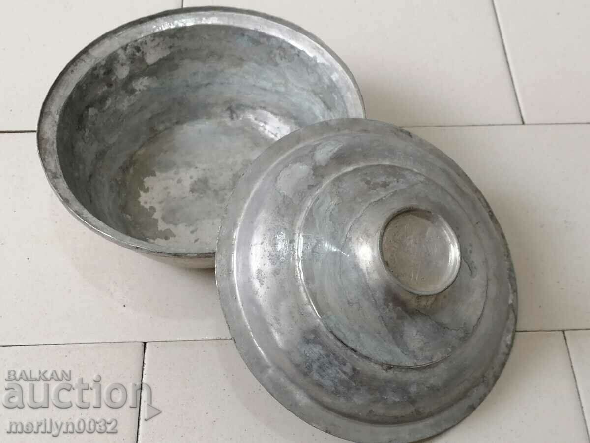 Copper pot with lid copper copper container boiler bass - 5 Copper pot with lid copper copper container boiler bass - 5