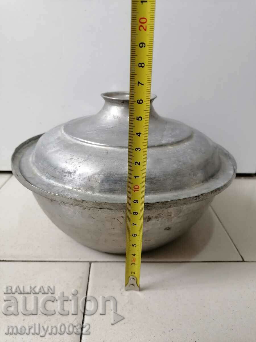 Copper pot with lid copper copper container boiler bass - 6 Copper pot with lid copper copper container boiler bass - 6