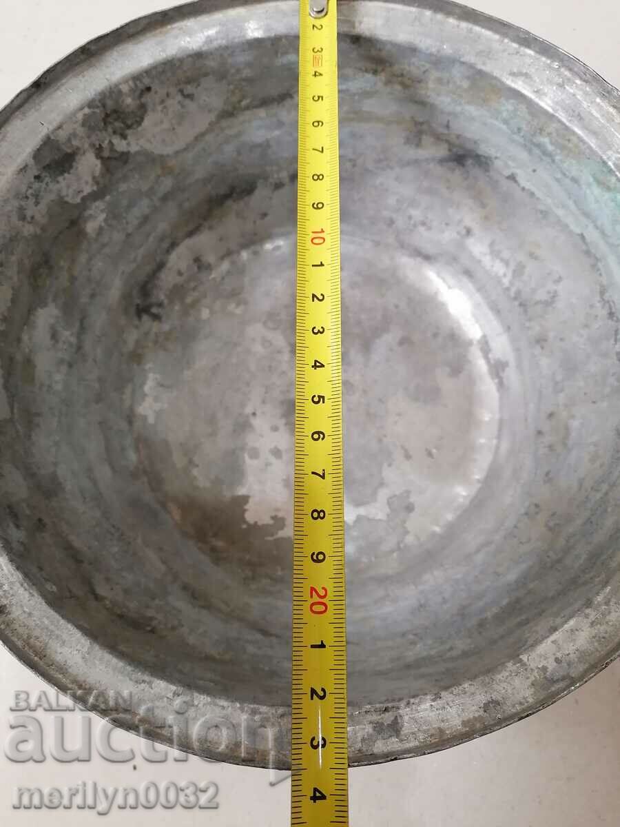 Copper pot with lid copper copper container boiler bass - 7 Copper pot with lid copper copper container boiler bass - 7