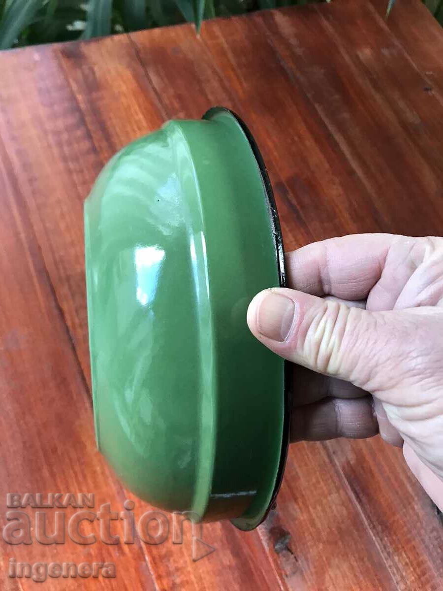 BOWL PANICA ENAMELLED LARGE DISH FROM SOCA - 5 BOWL PANICA ENAMELLED LARGE DISH FROM SOCA - 5