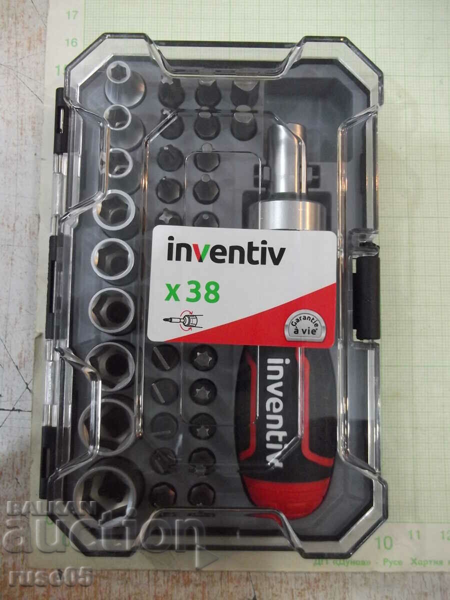 Licitație Șurubelniță "INVENTIV - 38 buc." set nou