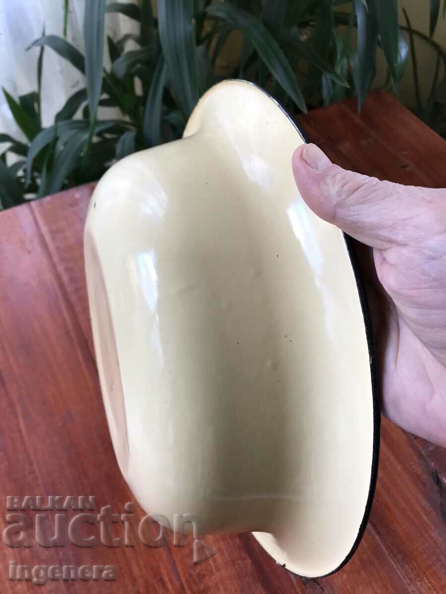 BOWL PANICA ENAMELLED LARGE PEANUT VESSEL FROM SOCA-USSR - 6 BOWL PANICA ENAMELLED LARGE PEANUT VESSEL FROM SOCA-USSR - 6