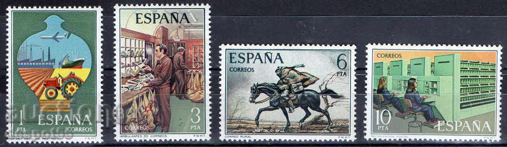 1976 Spania. Servicii poștale.