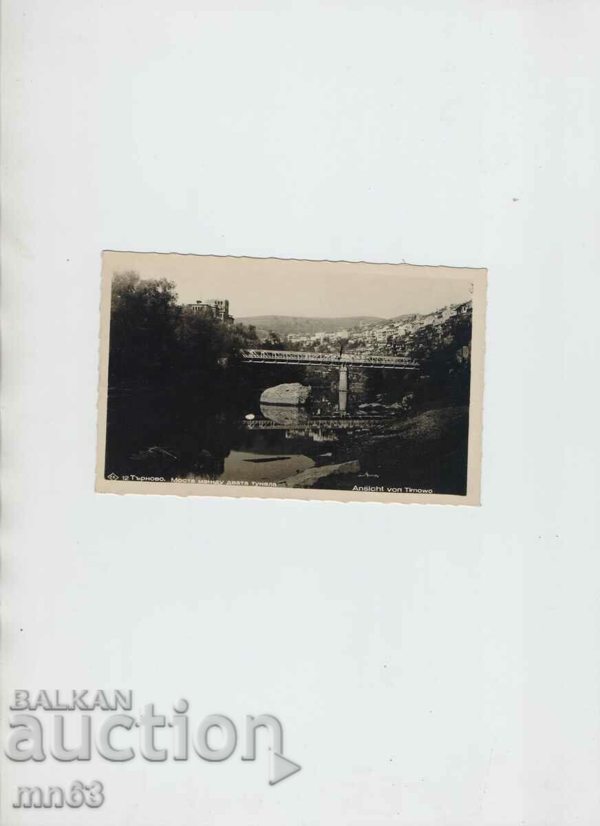 Card - Tarnovo - Bridge between the two tunnels - 1937 - Paskov