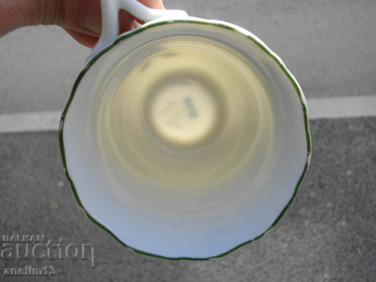 GREEN VINE PORCELAIN TEA SET - 7 GREEN VINE PORCELAIN TEA SET - 7