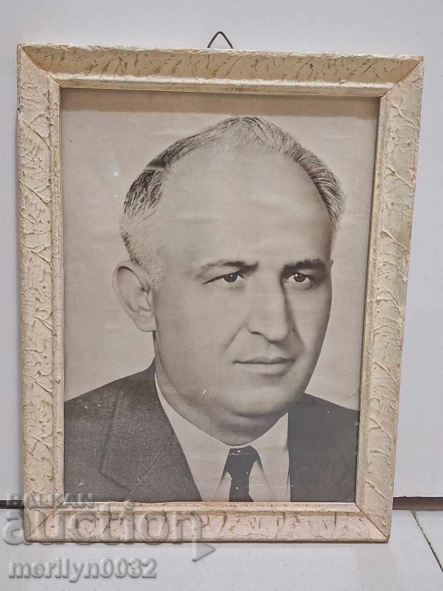 Auction Portrait of Todor Zhivkov, Tato, photo from the early 60s, People's Republic of Bulgaria, BCP Auction Portrait of Todor Zhivkov, Tato, photo from the early 60s, People's Republic of Bulgaria, BCP