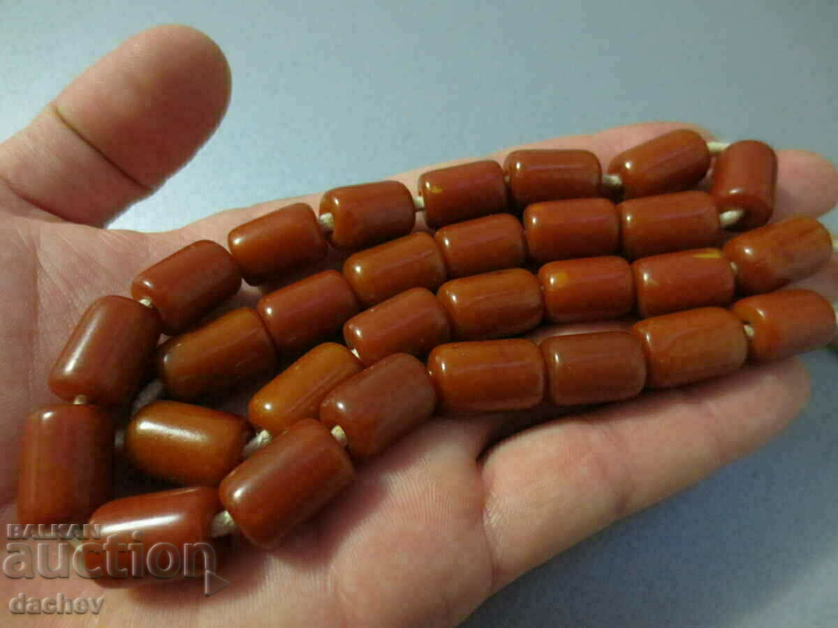 Old Authentic Amber Beads Rosary *** - 6 Old Authentic Amber Beads Rosary *** - 6