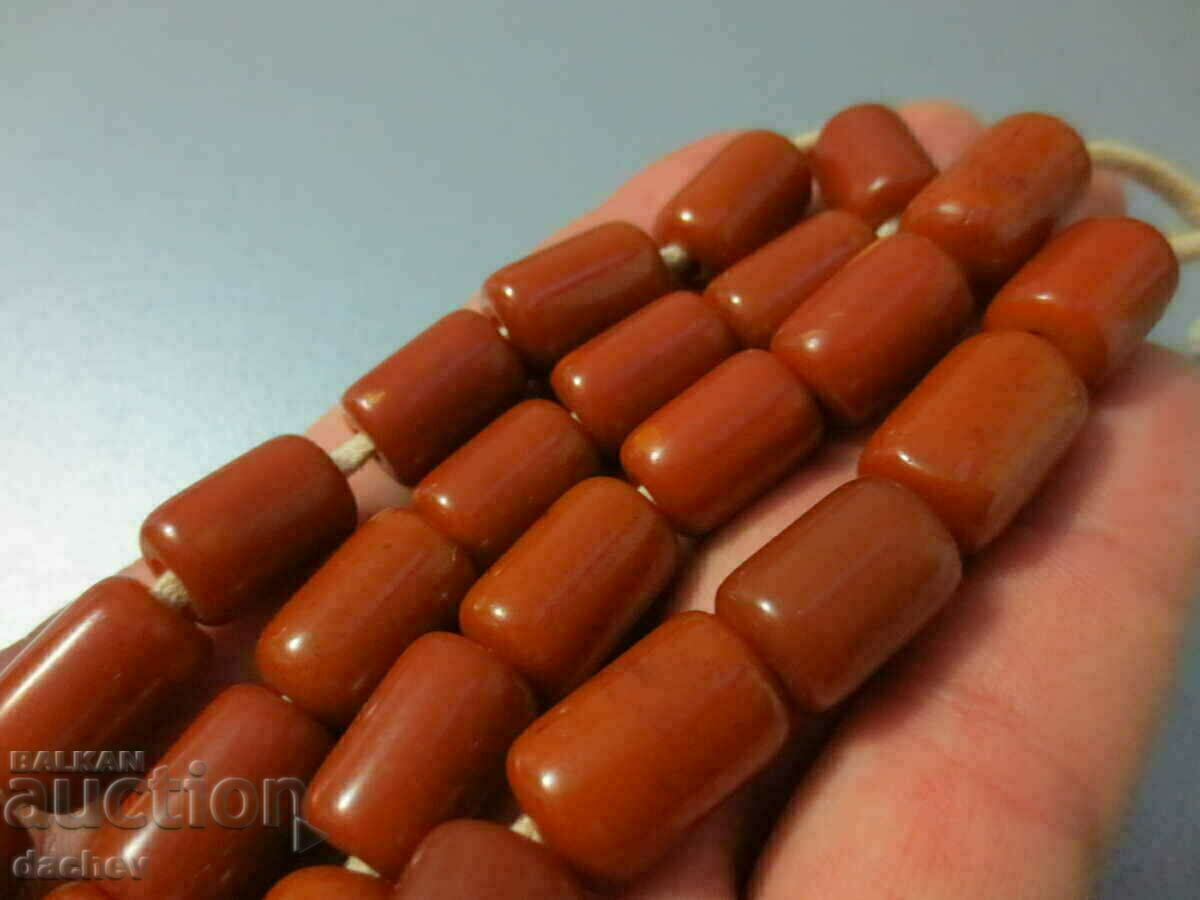 Old Authentic Amber Beads Rosary *** - 7 Old Authentic Amber Beads Rosary *** - 7