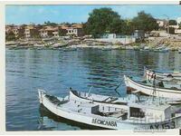 Картичка  България  Ахтопол Рибарският пристан 1*
