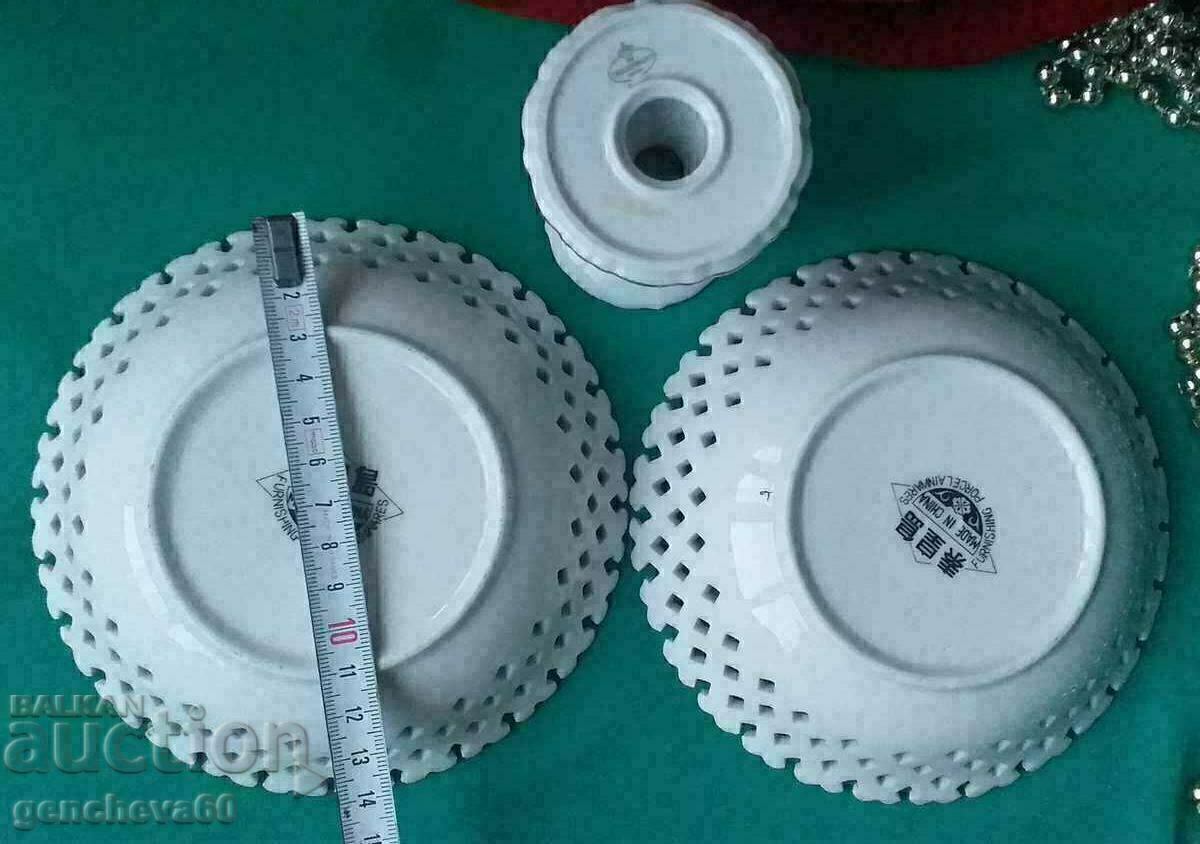 Frumoase farfurii din porțelan, castroane, sfeșnic, marcaje cu preț € 15.00 | 29.34 BGN