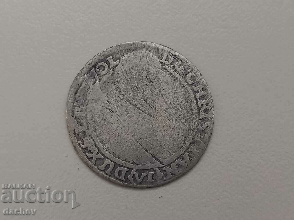 Рядка стара Сребърна Германия Монета 6 Kreuzer Талер 1665 с цена € 21.00 | 41.07 лв.